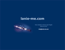 Tablet Screenshot of lanie.fr